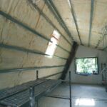 Remont poddasza w Wesołej - ABC-domu. Docieplenie pianą PUR, konstrukcja pod płyty gk.