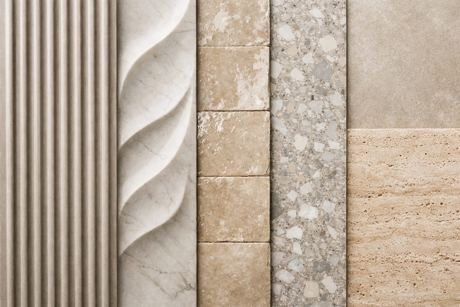 Faktury płytek 2026 – ryflowane, carving 3D, zellige i lastryko